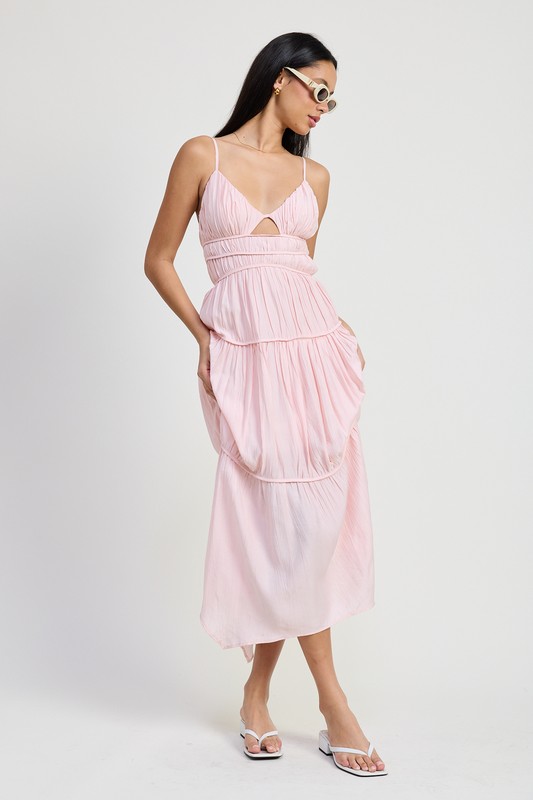 KN　emor ruffled wave frilldress Emory Park's Casual Dresses Dropshipping Products - FASHIONGO