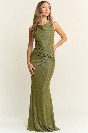 maniju bridesmaid dresses Marcel Strapless Chiffon Maxi Dress