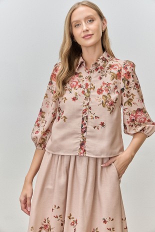 sachin and babi light blue dress Polagram Embroidered Long Sleeve Boho Dress