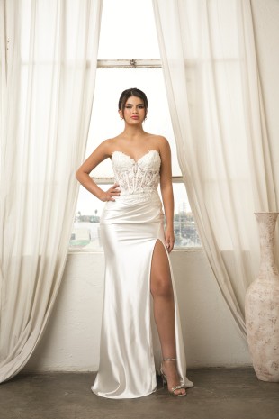 green emerald velvet dress FIESTA FASHION 10292
